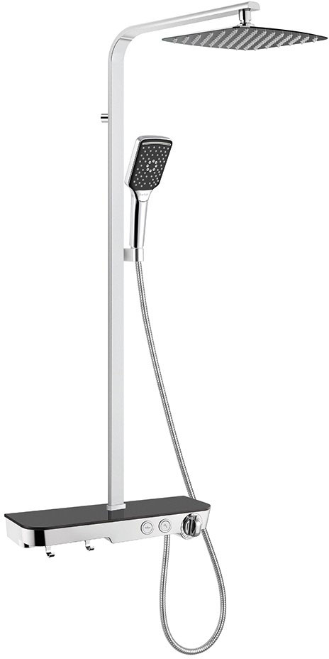 SY-SF2050B1T Mojave Thermostatic Panel Shower - Black SY-SF2050B1T Mojave Thermostatic Panel Shower - Black